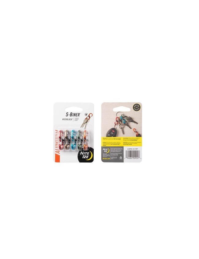 Karabinas Nite Ize S Biner MicroLock Aluminum