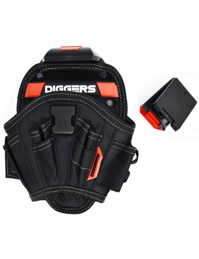 Suktuvo dėklas ant diržo Diggers Medium Drill Holster DK576