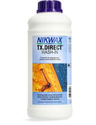 Impregnantas lietaus drabužiams Nikwax TX Direct Wash-In 1L