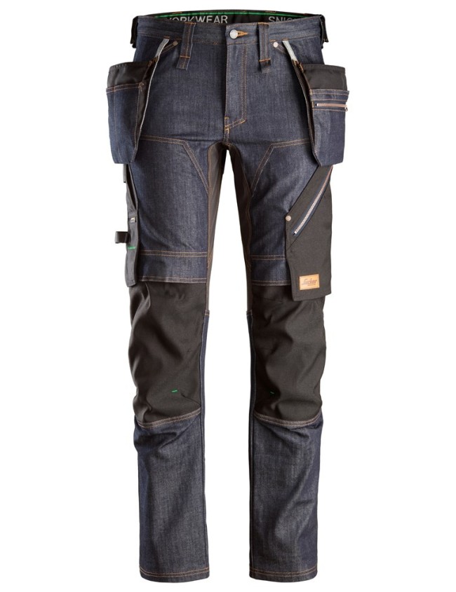 Darbo kelnės Snickers 6955 Denim FlexiWork +