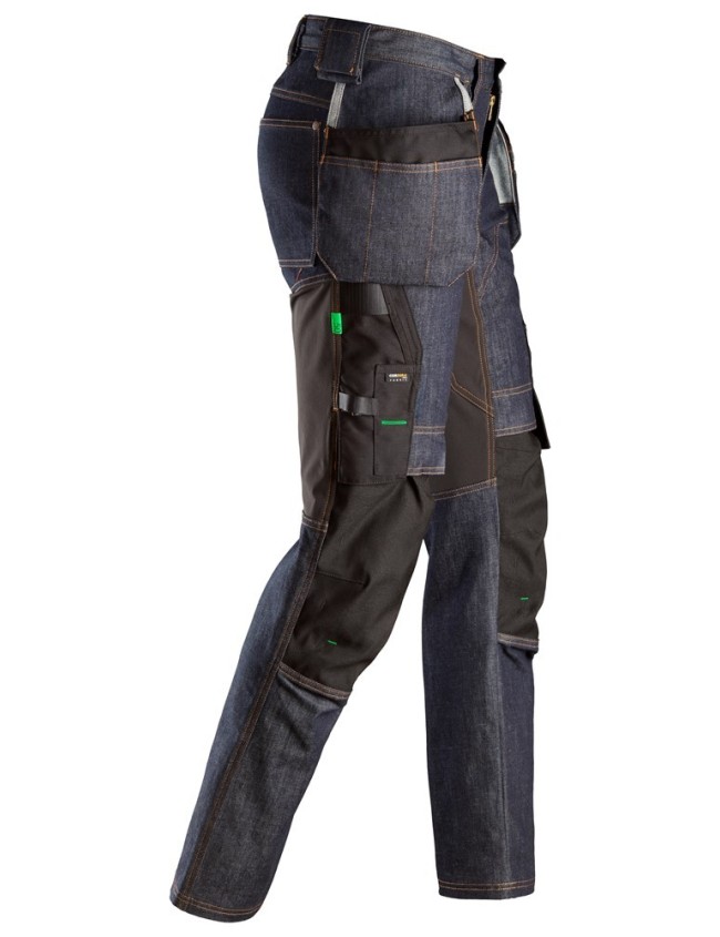 Darbo kelnės Snickers 6955 Denim FlexiWork +