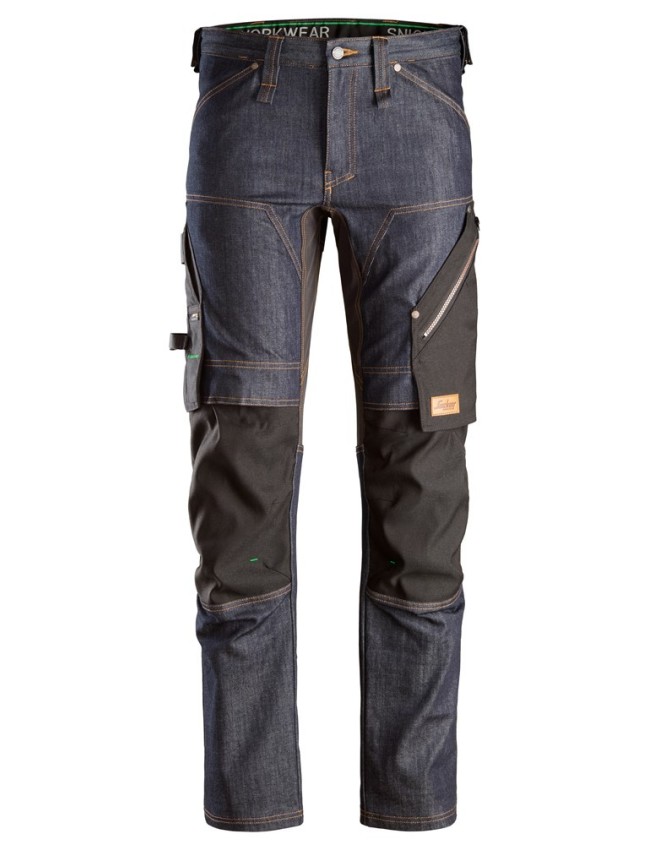 Darbo kelnės Snickers 6956 Denim FlexiWork +