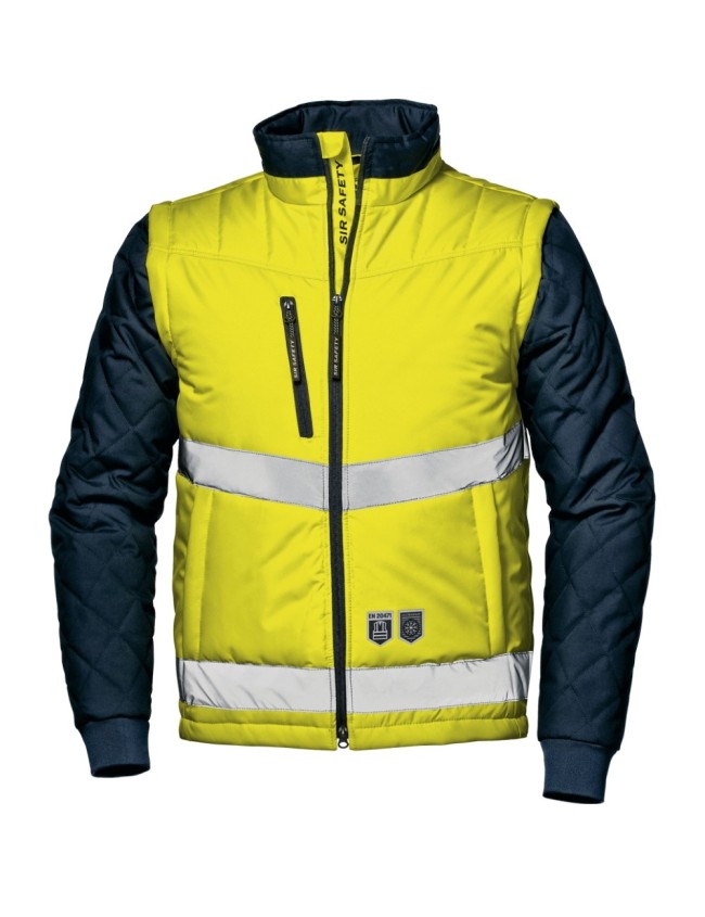 Sir Safety Driver Jacket signalinis darbo Striukė su nuimamomis