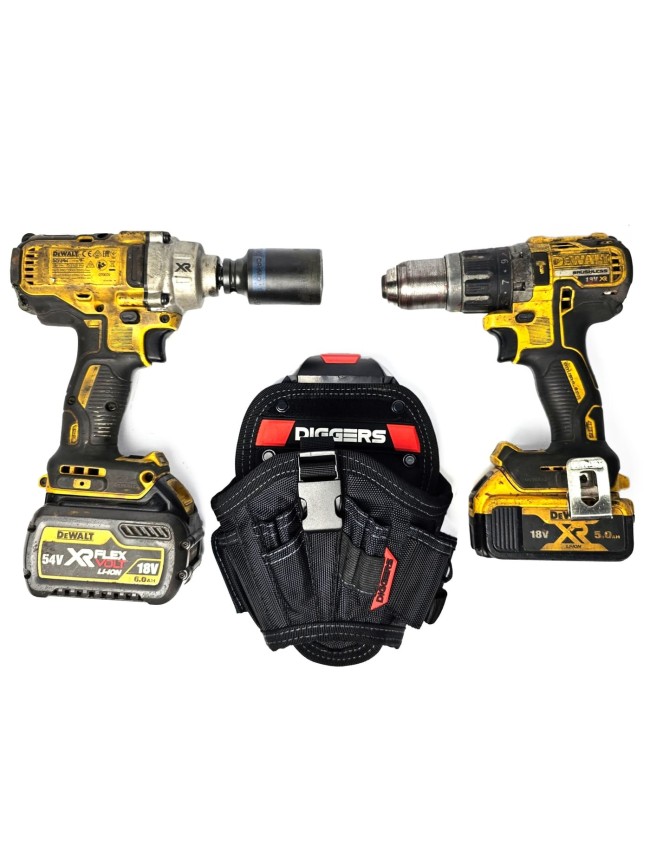 Suktuvo dėklas ant diržo Diggers Medium Drill Holster DK576