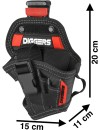 Suktuvo dėklas ant diržo Diggers Small Drill Holster