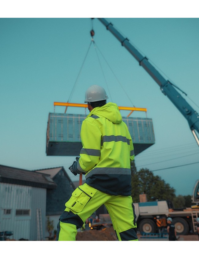 Kurtka ostrzegawcza softshell Dassy Malaga