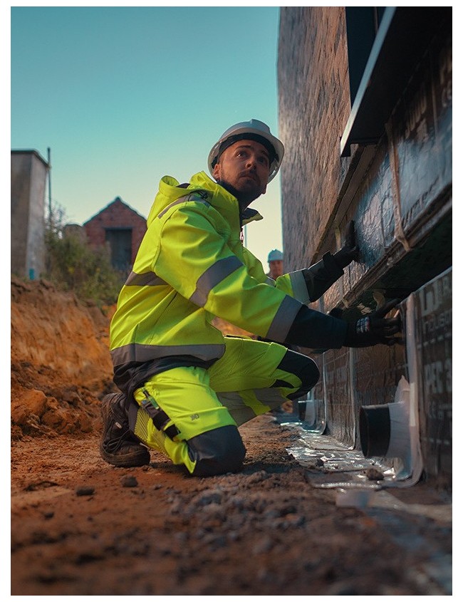 Kurtka ostrzegawcza softshell Dassy Malaga