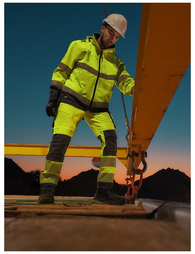 Kurtka ostrzegawcza softshell Dassy Malaga