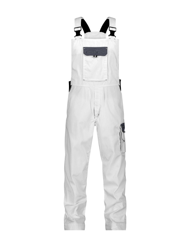 Spodnie robocze ogrodniczki białe Dassy Calais Painter