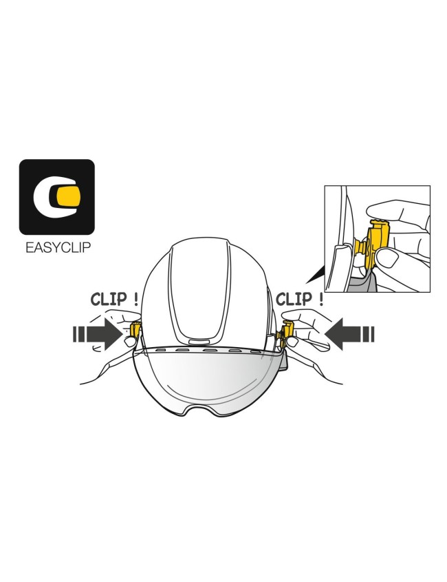 Apsauginis skydelis šalmui Petzl VIZIR EASYCLIP
