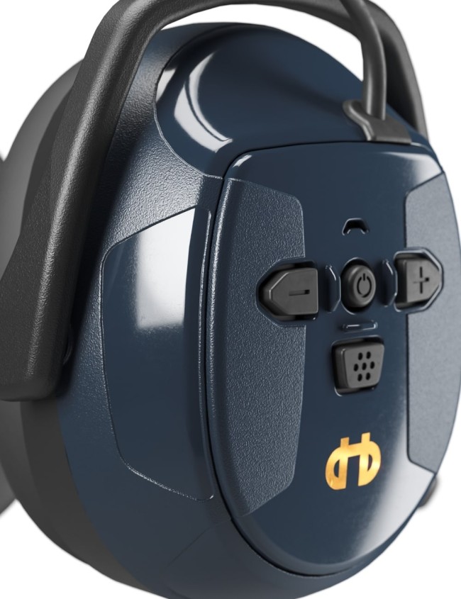 Apsauginės ausinės su Bluetooth ir mikrofonu, tvirtinamos prie