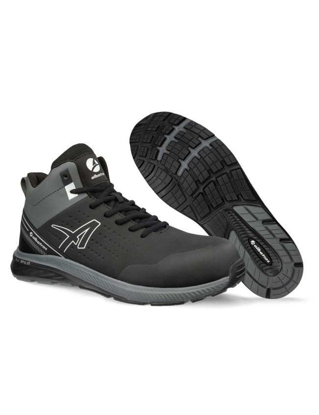 Buty robocze wysokie Albatros Vigor 2 black mid S3