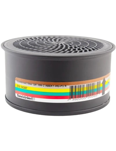 Kombinuotas filtras Sundstrom SR 299-2 ABEK1-Hg-P3 R