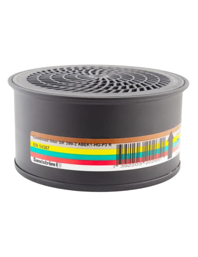 Kombinuotas filtras Sundstrom SR 299-2 ABEK1-Hg-P3 R