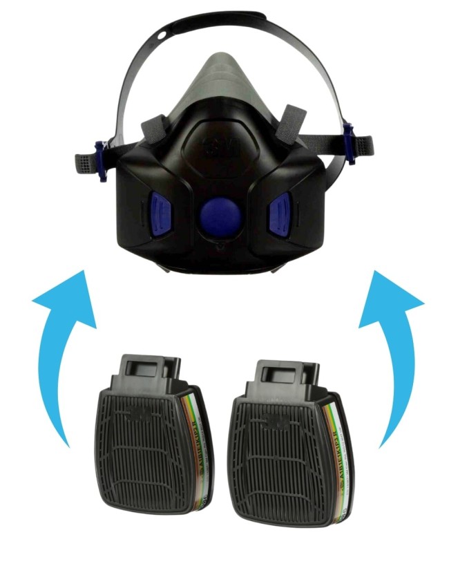 Filtropochłaniacz do maski 3M D8054 Secure Click ABEK1P3