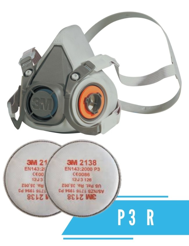 Półmaska 3M 6000 do spawania komplet 3M 2138