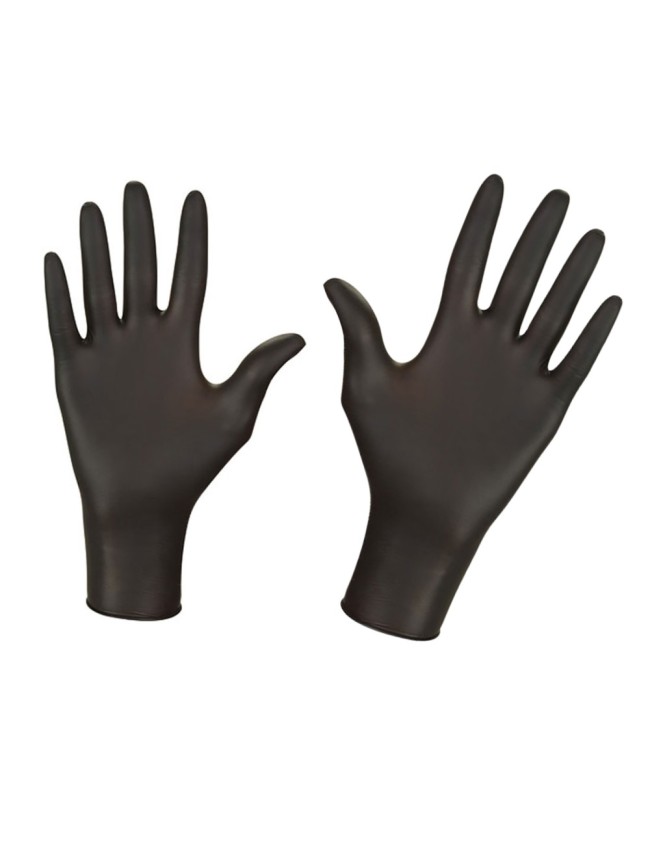 Rękawice jednorazowe nitrylowe czarne Black Dove 100 szt