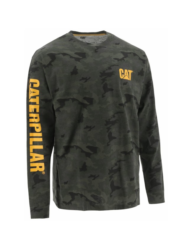 Bluza longsleeve CAT Trademark Banner