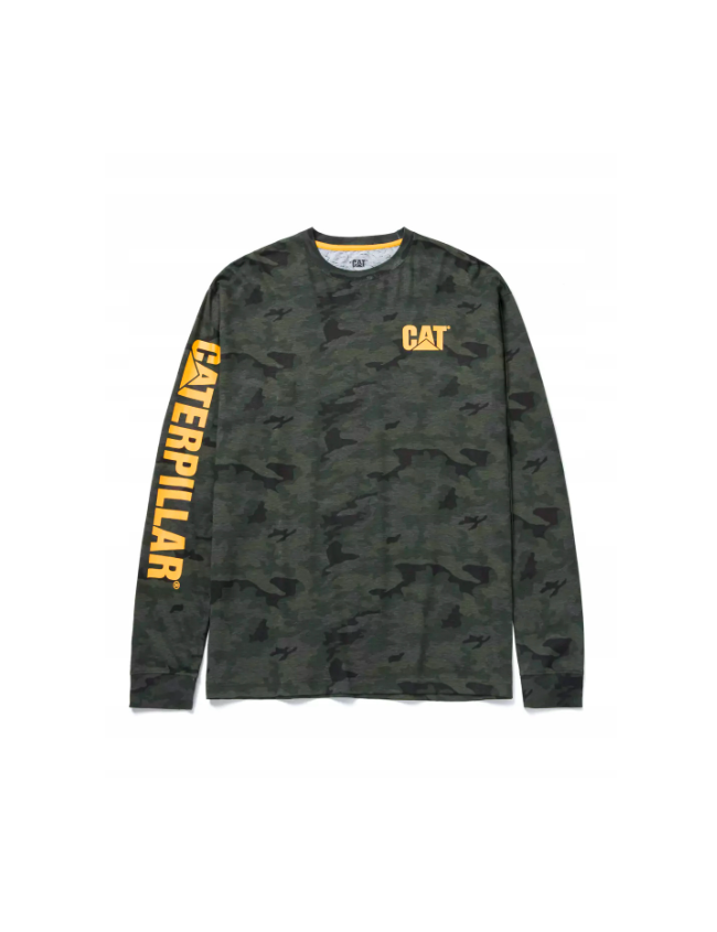 Bluza longsleeve CAT Trademark Banner