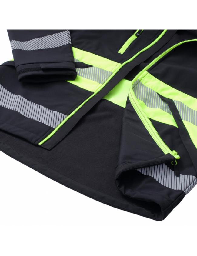 Signalinė softshell darbo striukė Bosafety Valencia C1