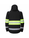 Signalinė softshell darbo striukė Bosafety Valencia C1