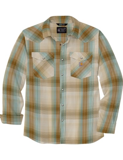 Languoti marškiniai Carhartt Montana Snap Front