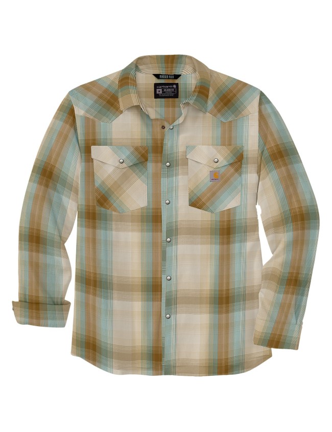 Languoti marškiniai Carhartt Montana Snap Front