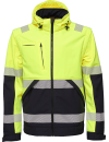 Signalinė softshell darbo striukė Bosafety Valencia C2