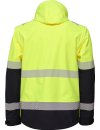 Signalinė softshell darbo striukė Bosafety Valencia C2