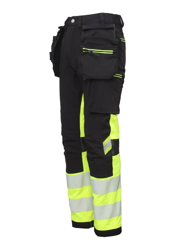 Signalinės darbo kelnės Bosafety Tension Pro