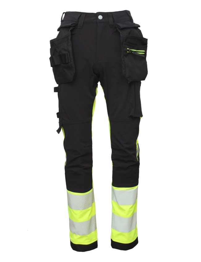 Signalinės darbo kelnės Bosafety Tension Pro