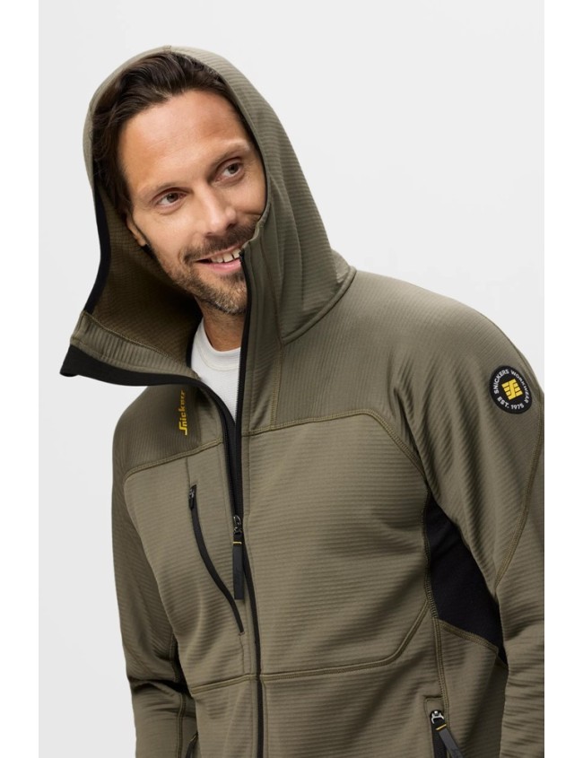 Termiczna bluza polarowa z kapturem Snickers 9420