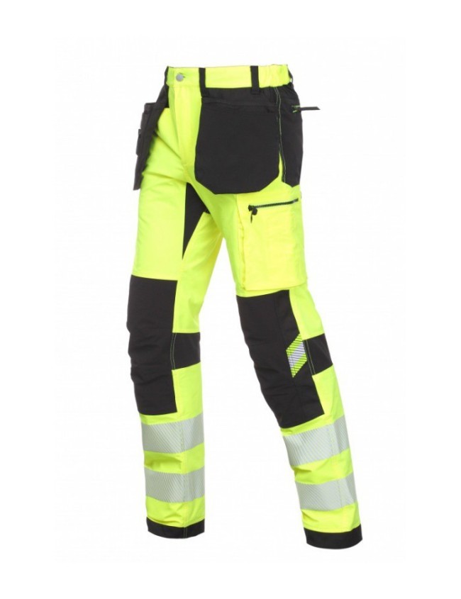 Signalinės darbo kelnės Bosafety Tension Plus