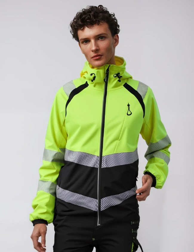 Kurtka softshell odblaskowa Bosafety Topek C2