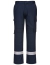 Lekkie spodnie ognioodporne z panelami Stretch Portwest FR401