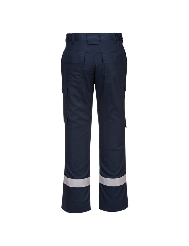 Lekkie spodnie ognioodporne z panelami Stretch Portwest FR401