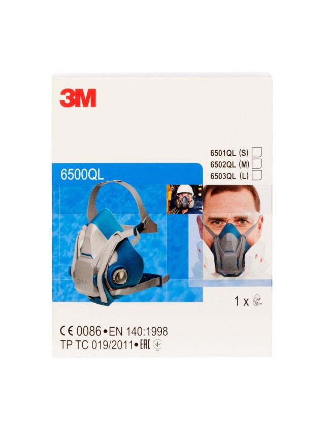 Veido puskaukė 3M 6500 QL