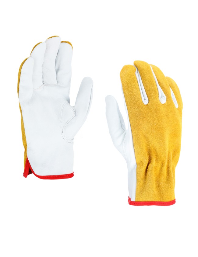 Rękawice robocze skórzane X-GOLDRIVER