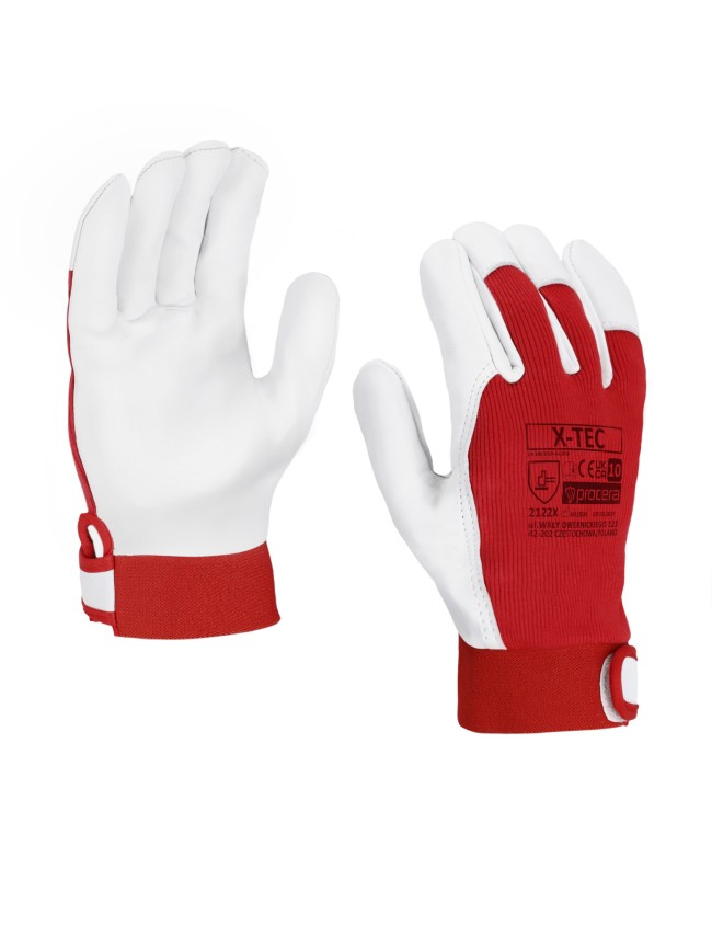 Rękawice robocze skórzane X-TEC