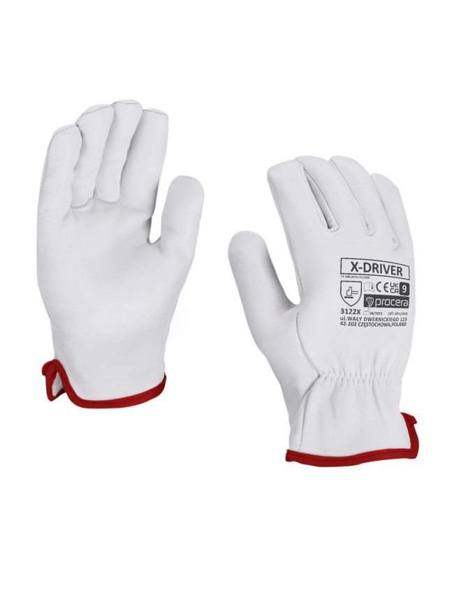 Rękawice skórzane X-DRIVER