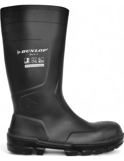 Guminiai darbo batai su apsaugine nosele Dunlop Full Safety S5