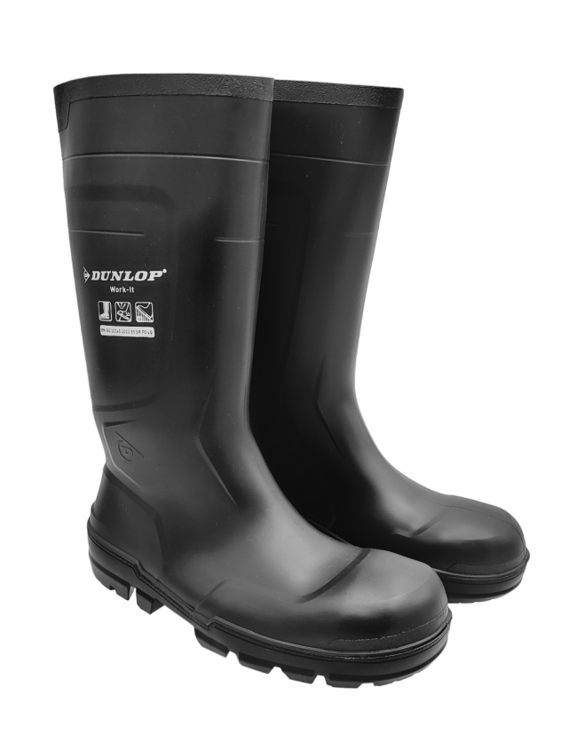 Guminiai darbo batai su apsaugine nosele Dunlop Full Safety S5