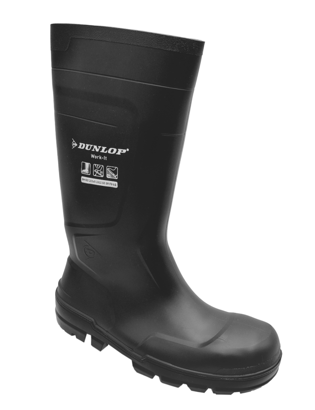 Guminiai darbo batai su apsaugine nosele Dunlop Full Safety S5