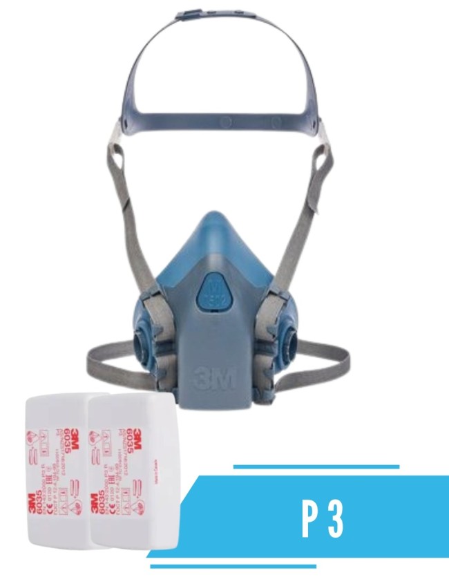 Maska ochronna przeciwpyłowa 3M 7500 6035 P3
