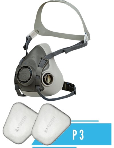 Puskaukė komplektas su filtrais Oxypro X6 P3