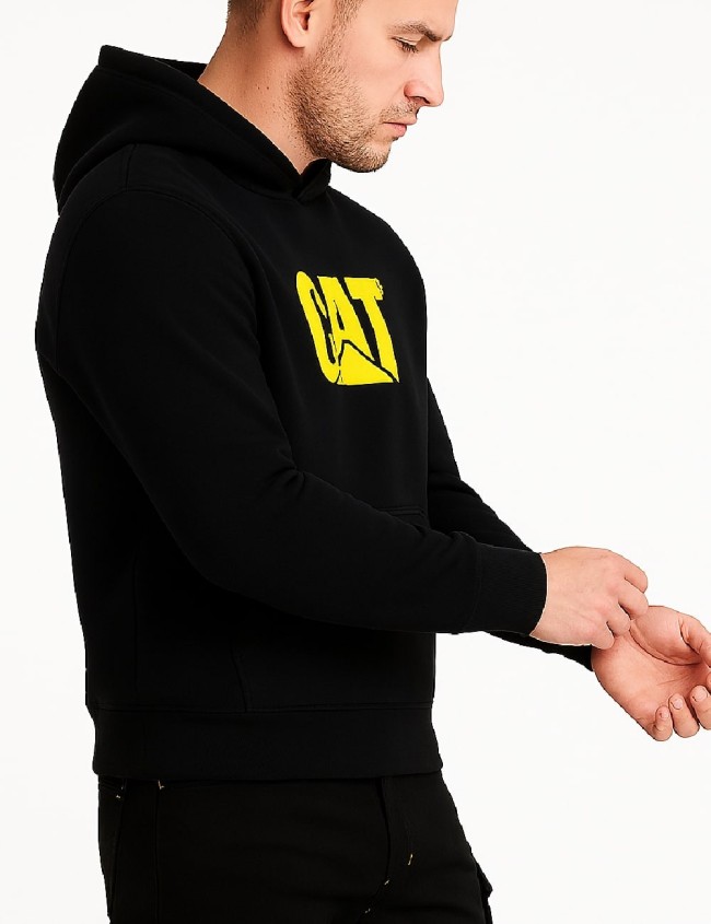 Bluza z kapturem CAT Trademark logo