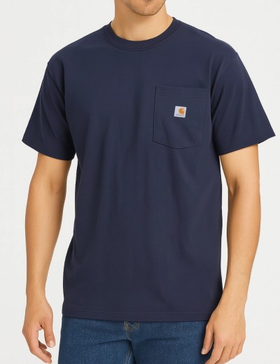 Darbo marškinėliai Carhartt K87 Heavyweight Pocket