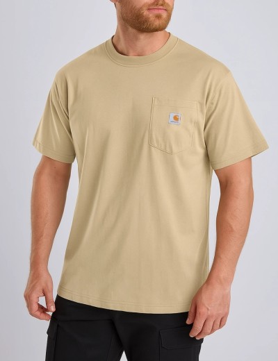 Darbo marškinėliai Carhartt K87 Heavyweight Pocket