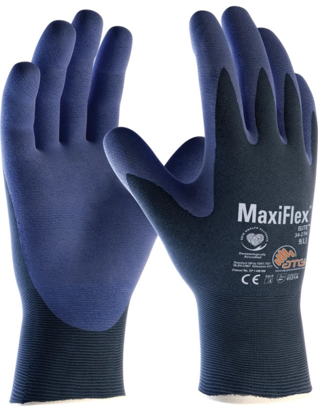 Darbo pirštinės ATG MaxiFlex Elite 34-274