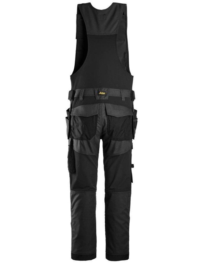 Spodnie robocze ogrodniczki Snickers 6014 Canvas Stretch